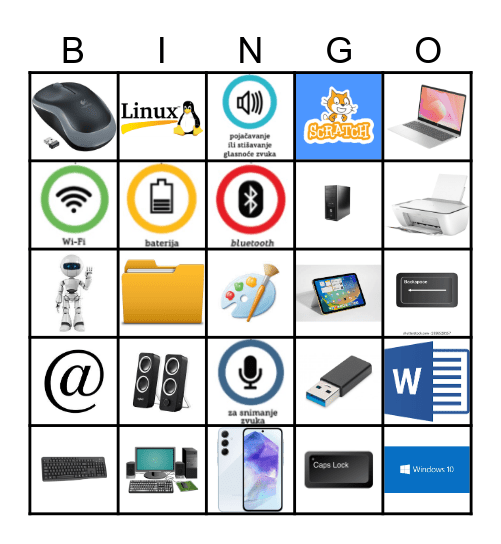 Informatika Bingo Card