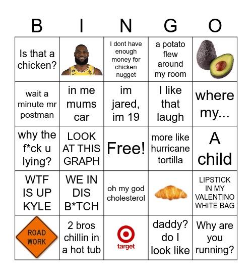 VINE BINGO Card