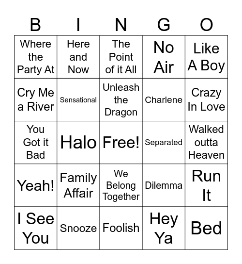 Bri & Quent Bday Bingo Card