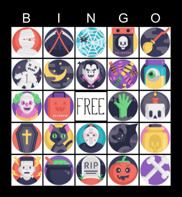 nanopay Halloween Bingo Card