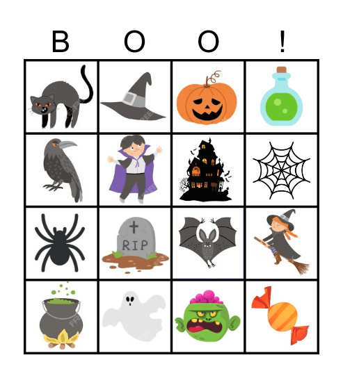 HALLOWEEN BINGO Card