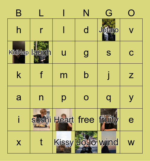 Blingo 2024 Bingo Card