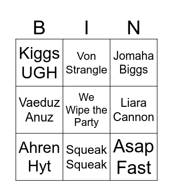 M2S Honey Bee Funtime Bingo Card