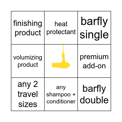 Buttercup Sales Bingo Card