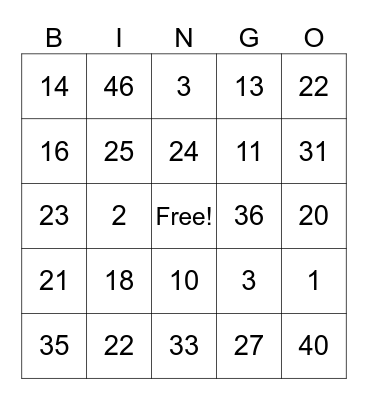 Leadership Summit Sitcom Bingo Card