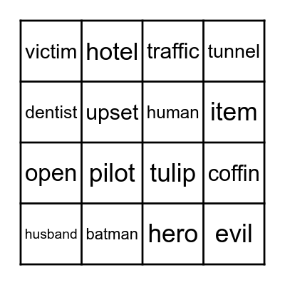 vc.cv and v.cv Bingo Card