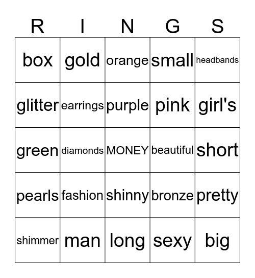 P A P A R A Z Z I Bingo Card