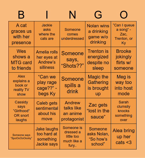 HAPPY HALLOWEEN!! Bingo Card