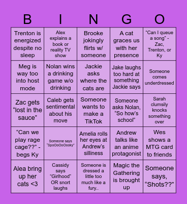 HAPPY HALLOWEEN!! Bingo Card