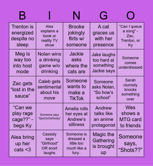 HAPPY HALLOWEEN!! Bingo Card