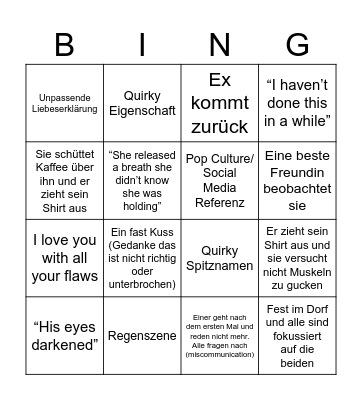 Pumpkin Spice Café Bingo Card