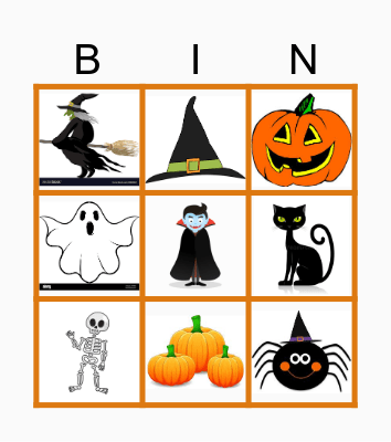 Halloween Bingo Card