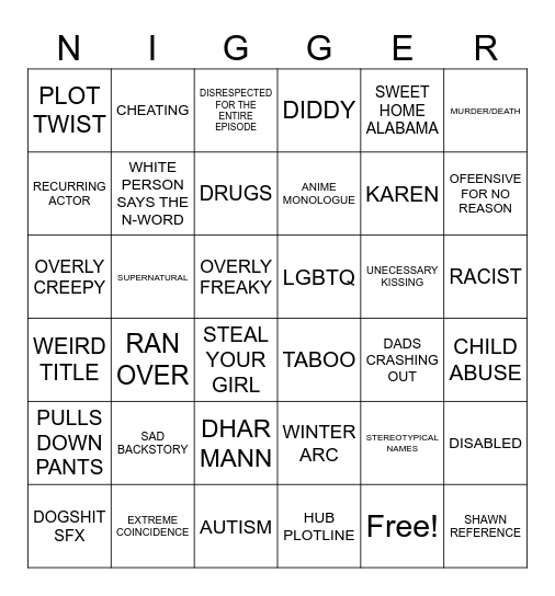 TOMORROWS TEACHINGS BINGO Card