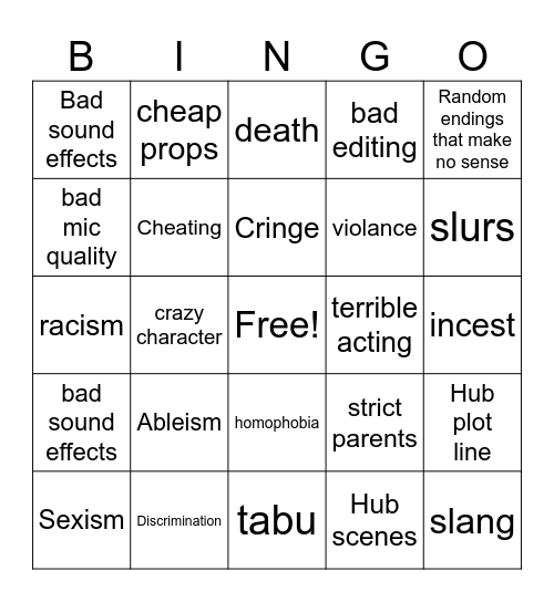 Tommorows teaching perfect bingo Card