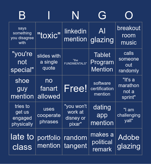 Dombrowski Bingo! Bingo Card