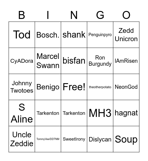 Newspaper Slap Bingo! Bingo Card