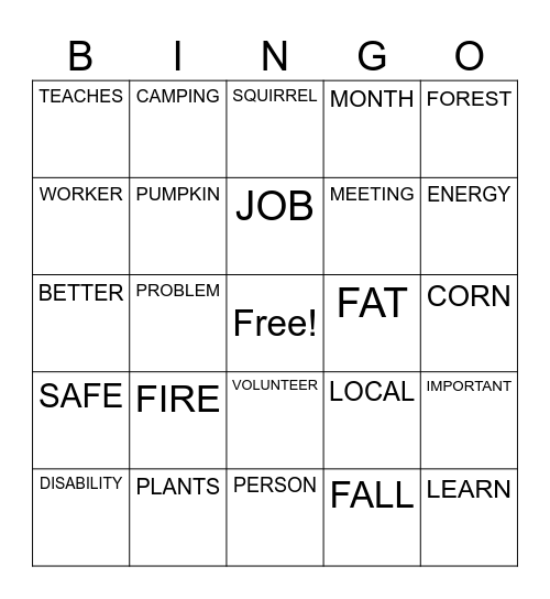 Dillyn's Bingo #3 Bingo Card