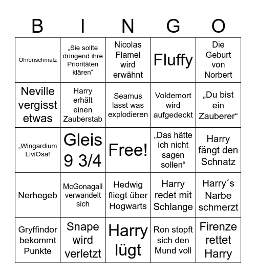 UntitledBingo Card