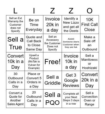 KaTom Bingo Card