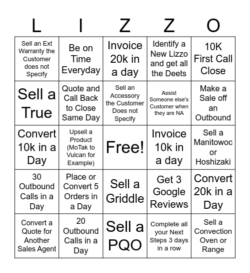 KaTom Bingo Card