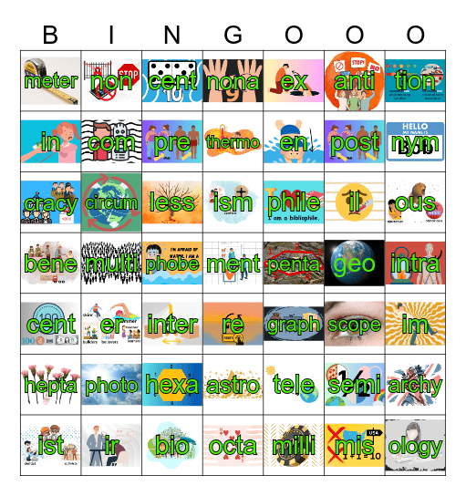 Review Sets 1-7 Bingo Card