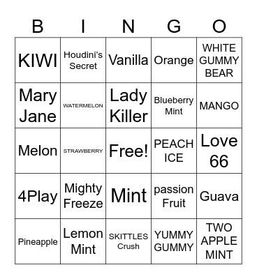 HOOKAK & HOTTIES Bingo Card