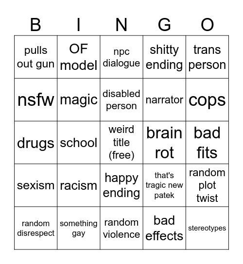 tomorrow's teachings bingo Card