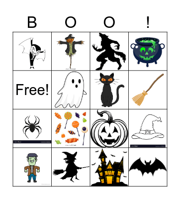 Spooktacular Bingo Card