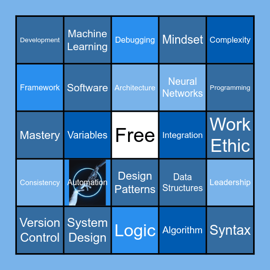 Shuffle, Build, Launch Bingo Card