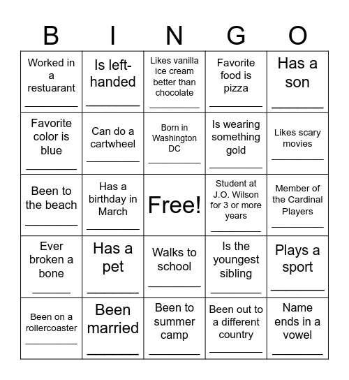 She SOARS Bingo Card