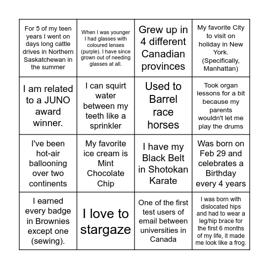 You're Flippin' Amazing Bingo Card