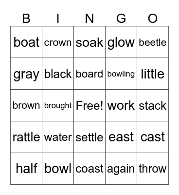 sipps Lesson 41 Bingo Card