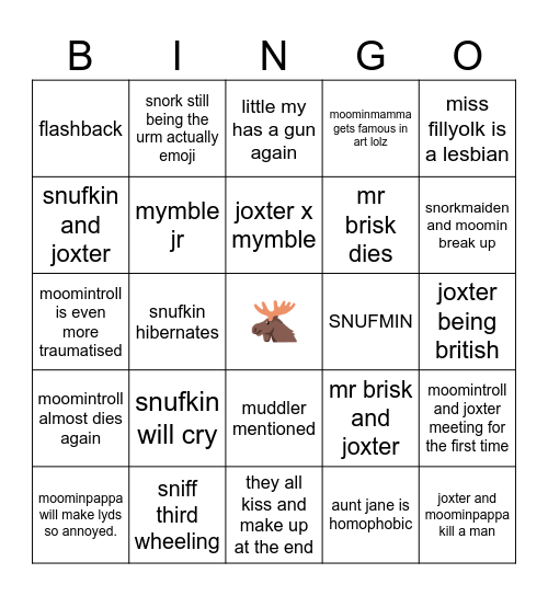 moomins s4!! Bingo Card