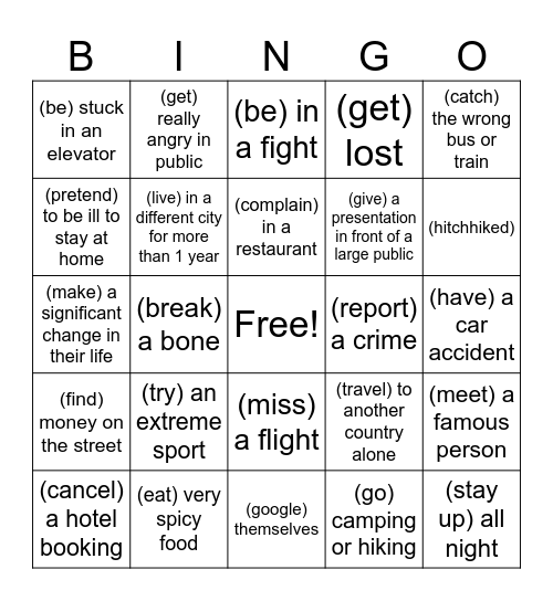 Find Someone Who Has... Bingo Card