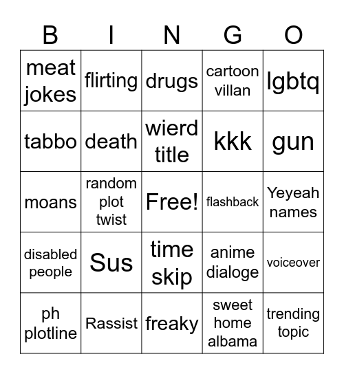 Tomorrows teachings Bingo Card