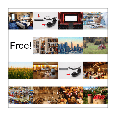 Where do you live? Bingo Card