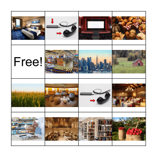 Where do you live? Bingo Card