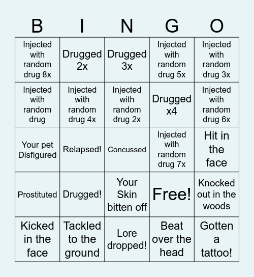 Season 29 Bingo! Bingo Card