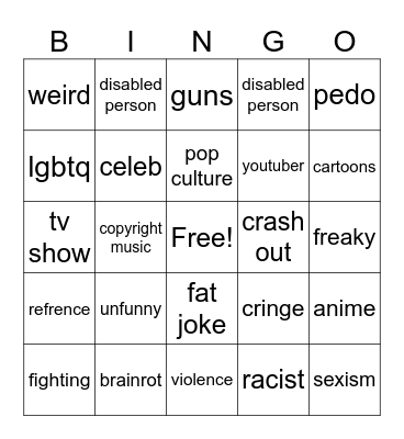 Ylyl Bingo Card