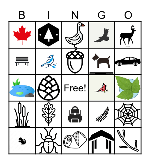 Wild Tiger Hunt Bingo Card