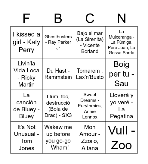 Bingo Fdb Bingo Card