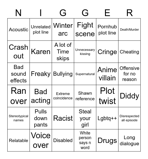 Tommorows Teachings Bingo Card