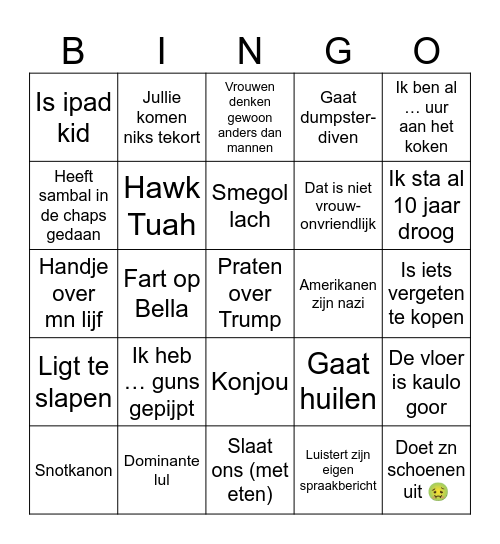 IVO BINGO Card