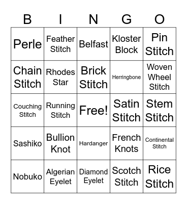 November Blooms 2024 Bingo Card