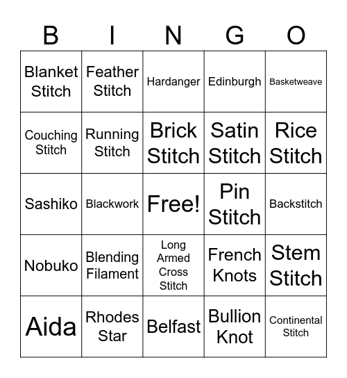 November Blooms 2024 Bingo Card