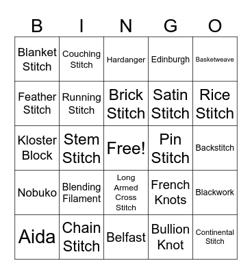 November Blooms 2024 Bingo Card