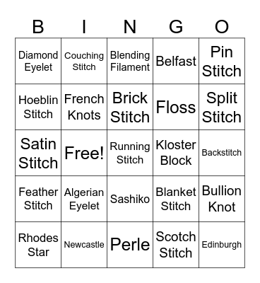 November Blooms 2024 Bingo Card
