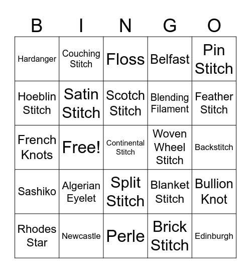 November Blooms 2024 Bingo Card