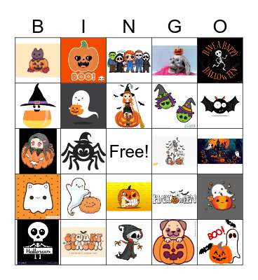 Halloween Bingo Card