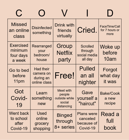 Bingo Card Bingo Card